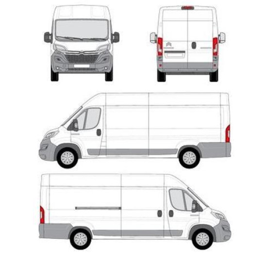 БАГАЖНИК ТОВАРНА СКАРА CRUZ EVO RACK MODULE Citroën Jumper L4H2 (III.2) (2014-->)