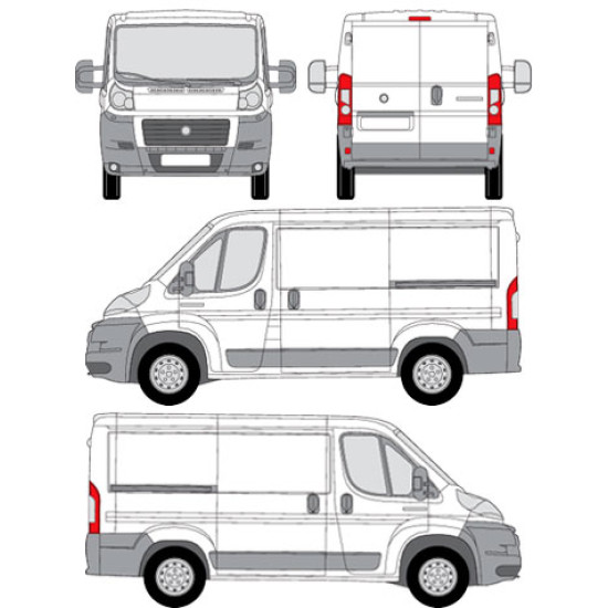 БАГАЖНИК ТОВАРНА СКАРА CRUZ EVO RACK MODULE Fiat Ducato L1H1 (III) (2006-->2014)
