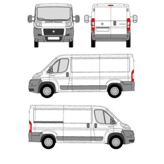 БАГАЖНИК ТОВАРНА СКАРА CRUZ EVO RACK MODULE Fiat Ducato L2H1 (III) (2006-->2014)