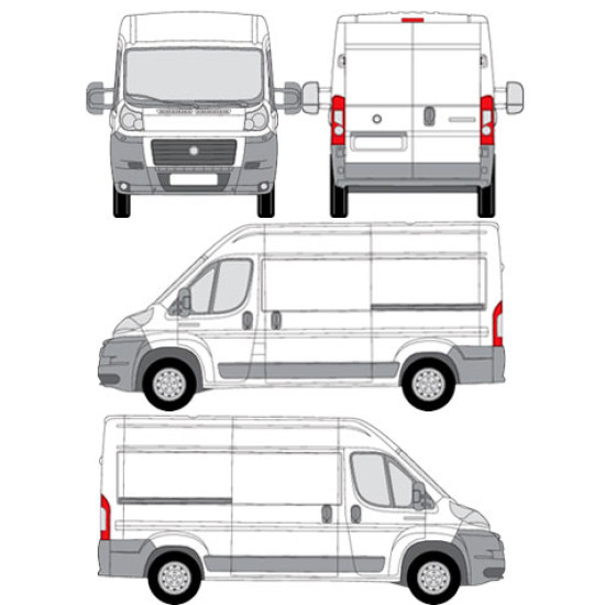 БАГАЖНИК ТОВАРНА СКАРА CRUZ EVO RACK MODULE Fiat Ducato L2H2 (III) (2006-->2014)