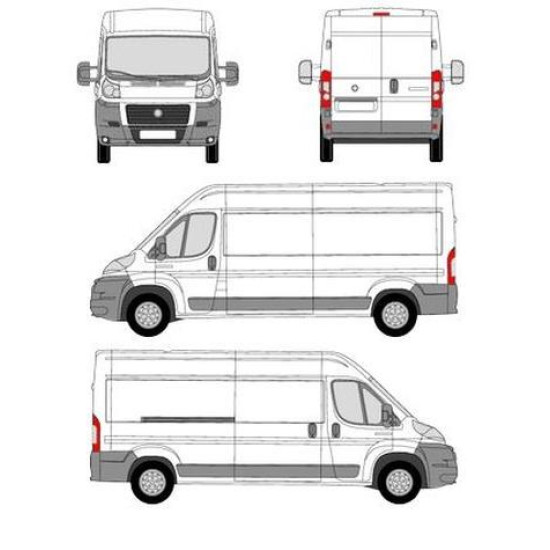 БАГАЖНИК ТОВАРНА СКАРА CRUZ EVO RACK MODULE Fiat Ducato L3H2 (III) (2006-->2014)
