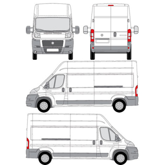 БАГАЖНИК ТОВАРНА СКАРА CRUZ EVO RACK MODULE Fiat Ducato L3H3 (III) (2006-->2014)