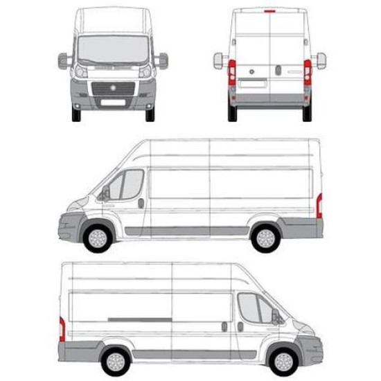 БАГАЖНИК ТОВАРНА СКАРА CRUZ EVO RACK MODULE Fiat Ducato L4H3 (III.2) (2014-->)