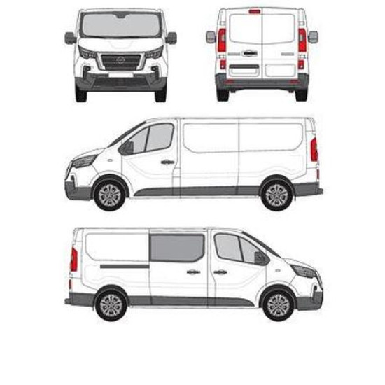 БАГАЖНИК ТОВАРНА СКАРА CRUZ EVO RACK MODULE Nissan Primastar L2H1 (X82) (2022-->)