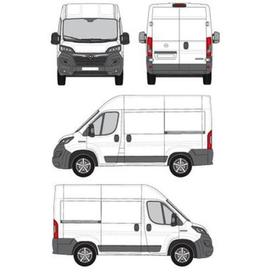 БАГАЖНИК ТОВАРНА СКАРА CRUZ EVO RACK MODULE Opel / Vauxhall Movano L1H2 (IV) (2021-->)