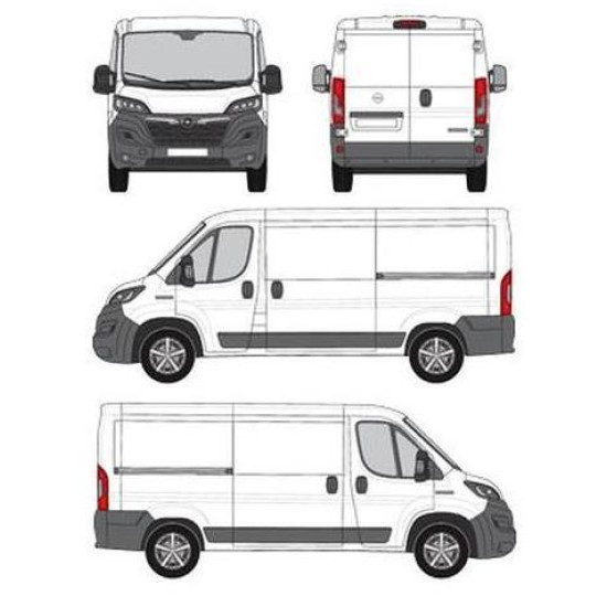 БАГАЖНИК ТОВАРНА СКАРА CRUZ EVO RACK MODULE Opel / Vauxhall Movano L2H1 (IV) (2021-->)