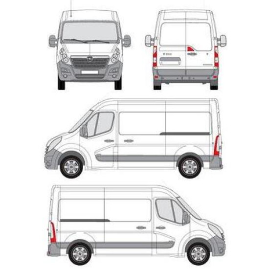 БАГАЖНИК ТОВАРНА СКАРА CRUZ EVO RACK MODULE Opel / Vauxhall Movano L2H2 (III) (2010-->2021)