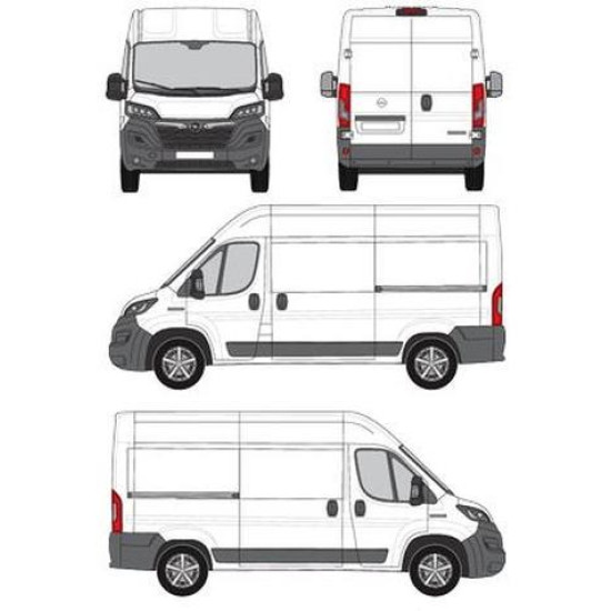 БАГАЖНИК ТОВАРНА СКАРА CRUZ EVO RACK MODULE Opel / Vauxhall Movano L2H2 (IV) (2021-->)