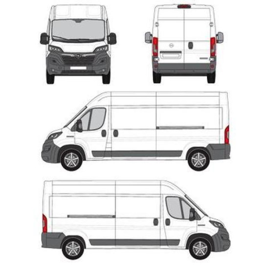 БАГАЖНИК ТОВАРНА СКАРА CRUZ EVO RACK MODULE Opel / Vauxhall Movano L3H2 (IV) (2021-->)