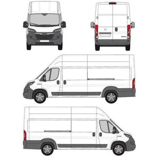БАГАЖНИК ТОВАРНА СКАРА CRUZ EVO RACK MODULE Opel / Vauxhall Movano L4H3 (IV) (2021-->)