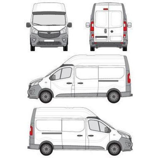 БАГАЖНИК ТОВАРНА СКАРА CRUZ EVO RACK MODULE Opel / Vauxhall Vivaro L2H2 (III/X82) (2014-->2019)