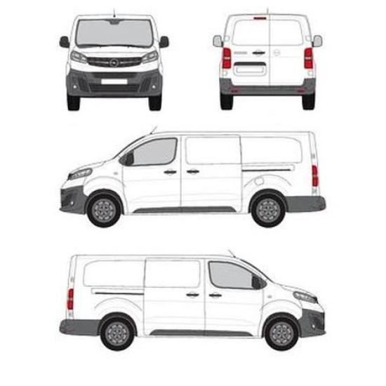 БАГАЖНИК ТОВАРНА СКАРА CRUZ EVO RACK MODULE Opel / Vauxhall Vivaro L3H1 (L/long - 5 fixpoint) (2019-->)