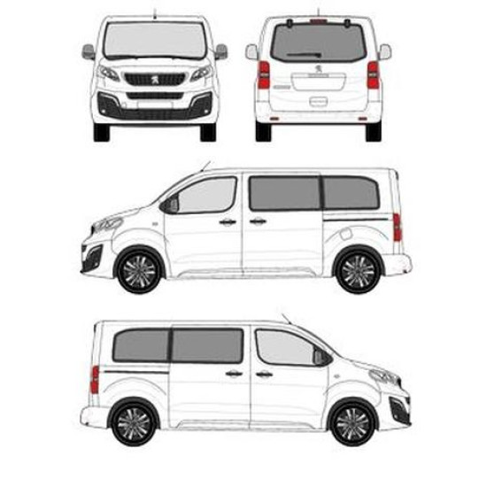 БАГАЖНИК ТОВАРНА СКАРА CRUZ EVO RACK MODULE Peugeot Traveller L2H1 (M/standard - 3 fixpoint) (2016-->)