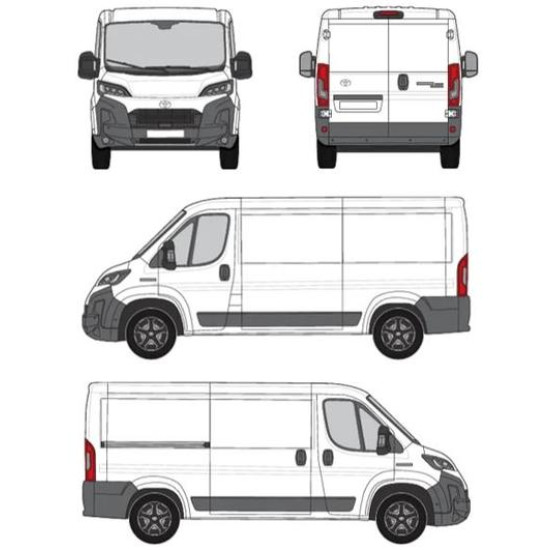 БАГАЖНИК ТОВАРНА СКАРА CRUZ EVO RACK MODULE Toyota Proace MAX L2H1 (I) (2024-->)