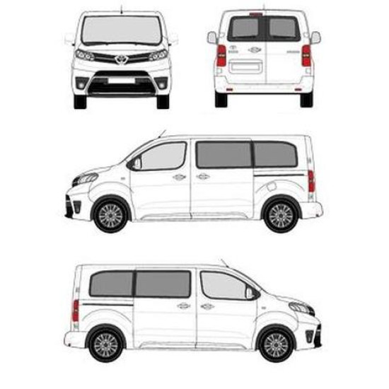 БАГАЖНИК ТОВАРНА СКАРА CRUZ EVO RACK MODULE Toyota ProAce Verso L1 (M/medium - 5 fixpoint) (2016-->)