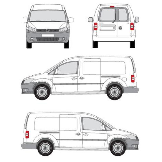 БАГАЖНИК ТОВАРНА СКАРА CRUZ EVO RACK MODULE Volkswagen Caddy Maxi (III.2) (2011-->2015)