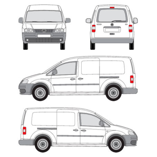 БАГАЖНИК ТОВАРНА СКАРА CRUZ EVO RACK MODULE Volkswagen Caddy Maxi (III) (2007-->2011)