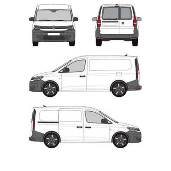 БАГАЖНИК ТОВАРНА СКАРА CRUZ EVO RACK MODULE Volkswagen Caddy Maxi (V) (2020-->)