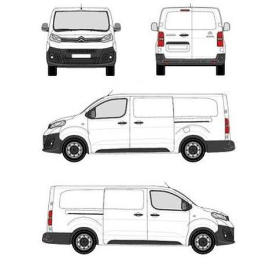 БАГАЖНИК ЗА ТОВАРНИ АВТОМОБИЛИ CRUZ ALU CARGO AF2 Citroën Spacetourer L1/L2/L3 (XS/M/XL - 3.4.5 fixpoint) (2016-->)