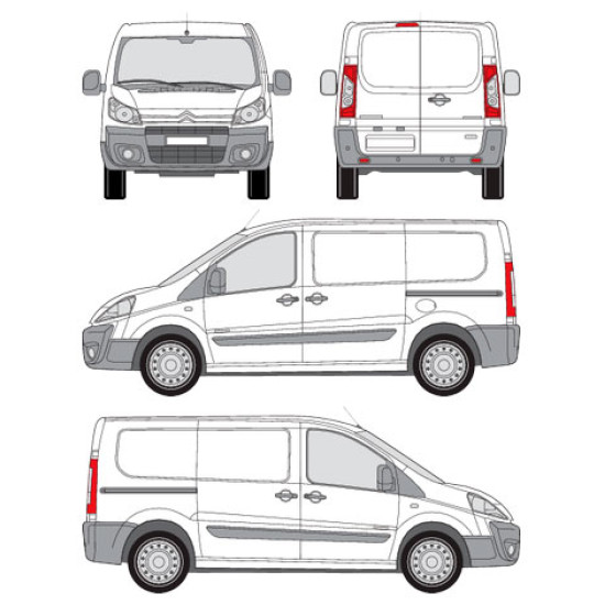 БАГАЖНИК ТОВАРНА СКАРА CRUZ EVO RACK MODULE Citroën Dispatch L1H1 (II) (2007-->2016) БАГАЖНИК ТОВАРНА СКАРА CRUZ EVO RACK MODULE Citroën Dispatch L1H1 (II) (2007-->2016)