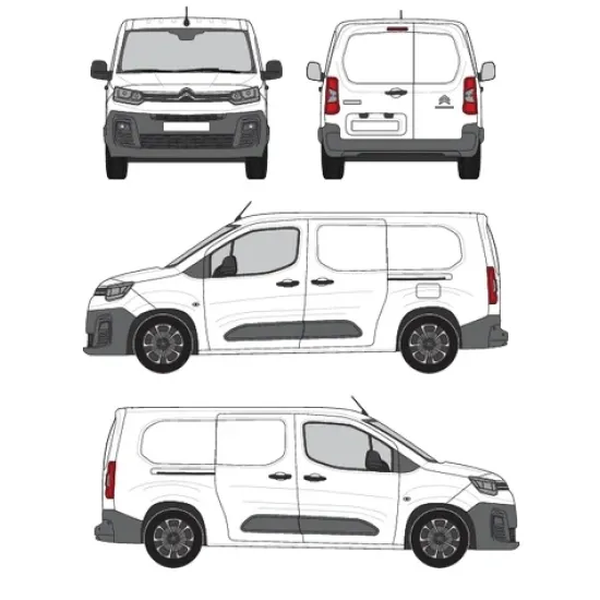 БАГАЖНИК ЗА ТОВАРНИ АВТОМОБИЛИ CRUZ Cargo Xpro 2022 SF3 Citroën Berlingo XL (III/K9) (2018-->)