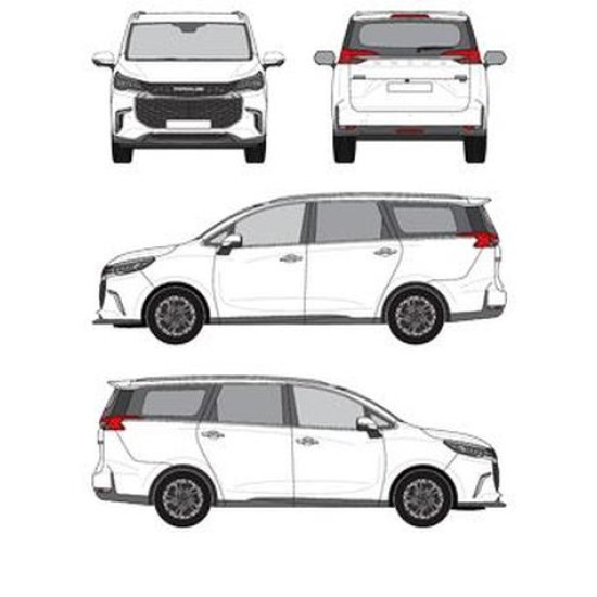 Багажник греди Cruz Airo FUSE за Maxus Euniq 5 5d (integrated railing) (2022-->)