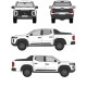 БАГАЖНИК ГРЕДИ CRUZ AIRO T DARK Maxus T60 MAX double cab (standard roof) (2025-->)