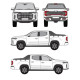 БАГАЖНИК ГРЕДИ CRUZ AIRO T DARK Maxus T90 EV double cab (standard roof) (2021-->)