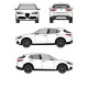 БАГАЖНИК ГРЕДИ CRUZ AIRO T DARK ALFA ROMEO STELVIO 5D (2017->)