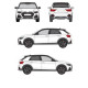 БАГАЖНИК ГРЕДИ CRUZ AIRO T Audi A1 5d Sportback (2018-->)