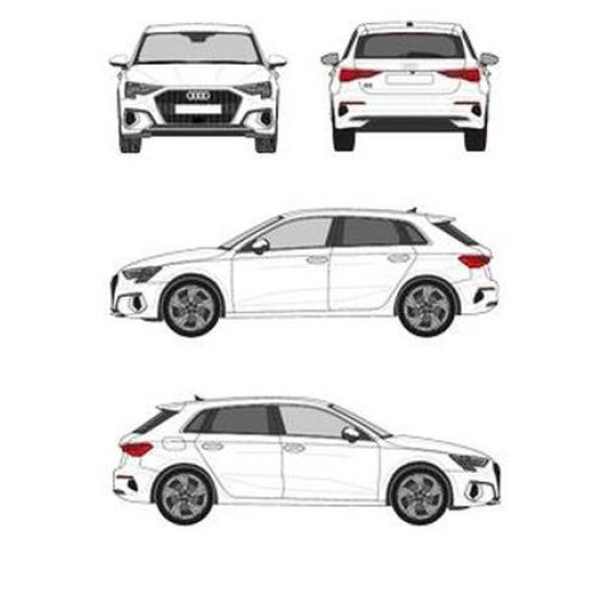 БАГАЖНИК ГРЕДИ CRUZ AIRO T AUDI A3 5d Sportback (8Y - standard roof) (2020-->)