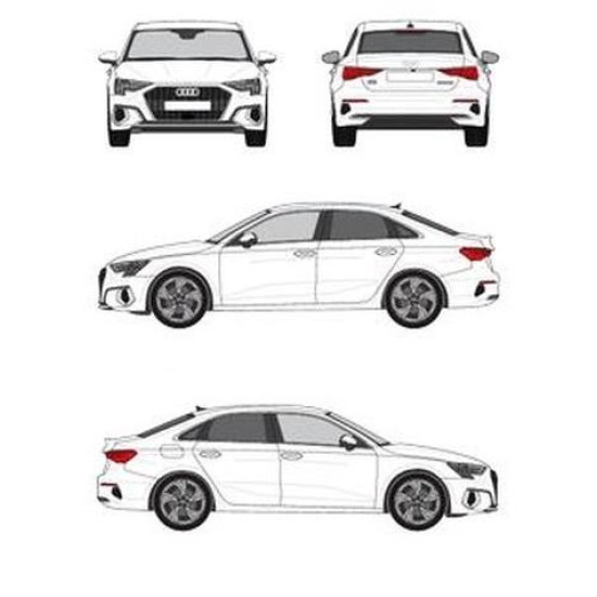 БАГАЖНИК ГРЕДИ CRUZ AIRO T AUDI A3 sedan 4d (8Y - standard roof) (2020-->)
