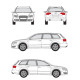 БАГАЖНИК ГРЕДИ CRUZ AIRO DARK за A4 Avant (B5, B6. B7- railing) (1996-->2001) (2001-->2005) (2005-->2008)