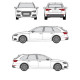 БАГАЖНИК ГРЕДИ CRUZ AIRO FIX AUDI A4 AVANT (B9.2 - INTEGRATED RAILING) (2019-->)