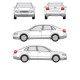БАГАЖНИК ГРЕДИ CRUZ AIRO T AUDI A4 sedan 4d (B6 - standard roof) (2001-->2005)