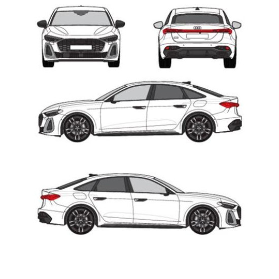 БАГАЖНИК ГРЕДИ CRUZ AIRO T Audi A5 5d (III/B10 - standard roof) (2024-->)