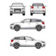 БАГАЖНИК ГРЕДИ CRUZ AIRO T AUDI Q2 5d (standard roof) (2016-->)