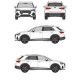 БАГАЖНИК ГРЕДИ CRUZ AIRO FIX AUDI Q3 5D (II/F3 - integrated railing) (2018-->)