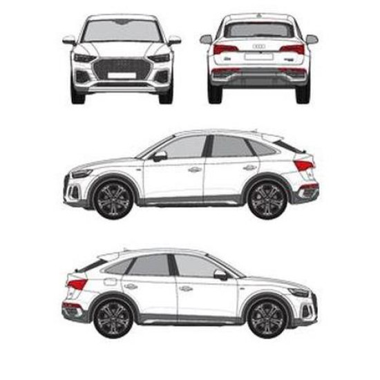 БАГАЖНИК ЗА AUDI Q5 ГРЕДИ CRUZ AIRO FIX AUDI Q5 SPORTBACK (II/FY - INTEGRATED RAILING) (2021-->2025)
