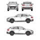 БАГАЖНИК ЗА AUDI Q5 ГРЕДИ CRUZ AIRO FIX AUDI Q5 SPORTBACK (II/FY - INTEGRATED RAILING) (2021-->2025)