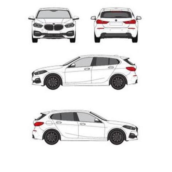 БАГАЖНИК ЗА BMW 1 ГРЕДИ CRUZ AIRO FIX BMW Serie 1 5d (F40 - fixpoint) (2020-->2024)