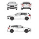 БАГАЖНИК ЗА BMW 1 ГРЕДИ CRUZ AIRO FIX BMW Serie 1 5d (F40 - fixpoint) (2020-->2024)