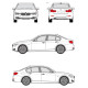 БАГАЖНИК ЗА BMW 3 ГРЕДИ CRUZ AIRO FIX BMW SERIE 3 sedan 4d (F30 - fixpoint) (2012-->2019)