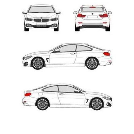 БАГАЖНИК ГРЕДИ CRUZ AIRO X DARK BMW Serie 4 Coupe 3d (F32 - fixpoint) (2014-->2021)