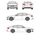 БАГАЖНИК ГРЕДИ CRUZ AIRO X DARK BMW Serie 4 Coupe 3d (F32 - fixpoint) (2014-->2021)