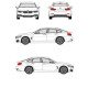 БАГАЖНИК ГРЕДИ CRUZ AIRO X DARK BMW Serie 4 Gran Coupe 4d (F36 - fixpoint) (2014-->2021)