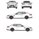 БАГАЖНИК ЗА BMW 4 ГРЕДИ CRUZ AIRO FIX BMW Serie 4 Coupe 3d (G22 - fixpoint) (2021-->)
