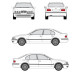 БАГАЖНИК ЗА BMW Serie 5 sedan 4d (E39 - fixpoint) (1995-->2003) CRUZ AIRO FIX DARK
