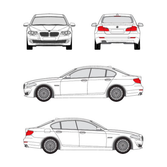 БАГАЖНИК ГРЕДИ CRUZ AIRO FIX BMW Serie 5 sedan 4d (F10 - fixpoint) (2010-->2017)