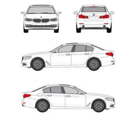 БАГАЖНИК ЗА BMW 5 ГРЕДИ CRUZ AIRO FIX BMW SERIE 5 sedan 4d (G30 - fixpoint) (2017-->2023)